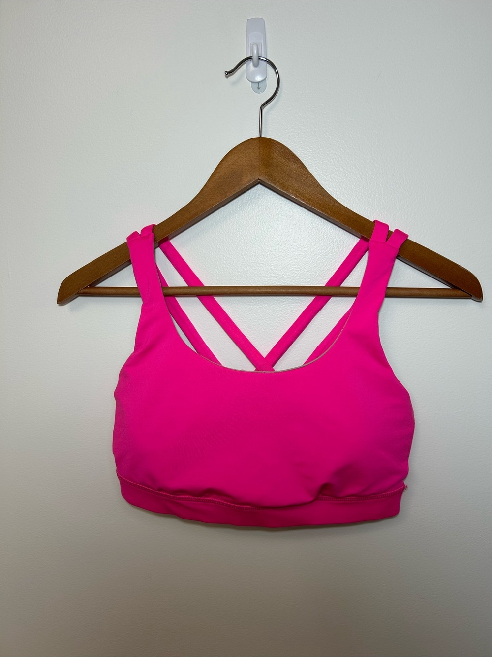Lululemon Hot Pink Strappy Sports Bra